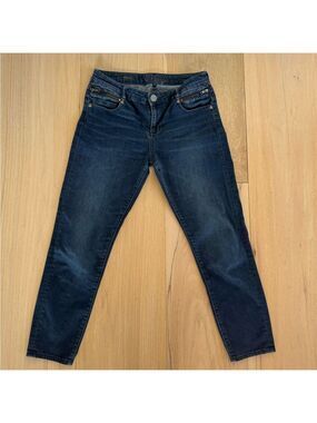 Kut from the Kloth Emma Ankle Skinny Jeans Dark Wash Size 6